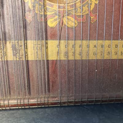 Vintage US Guitar Zither Co. Oscar Schmidt  American Mandolin Harp Early 1900s - natural image 4
