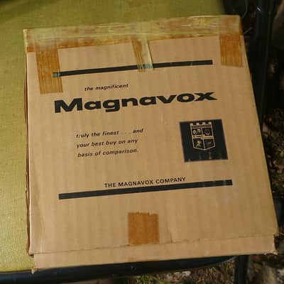 Antique Magnavox stereo headphones 1960's in Original box w/paperwork image 2