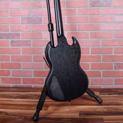 Gibson SG CM Black Limited Edition Satin Ebony FRX Floyd Rose 2016 w/Gator Softshell Case image 8