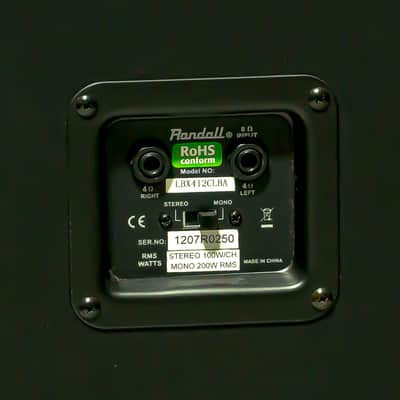 Randall LBX412CLBA Stereo 4x12 Guitar Cabinet – Unloaded and Ready for Your Dream Speakers! image 8