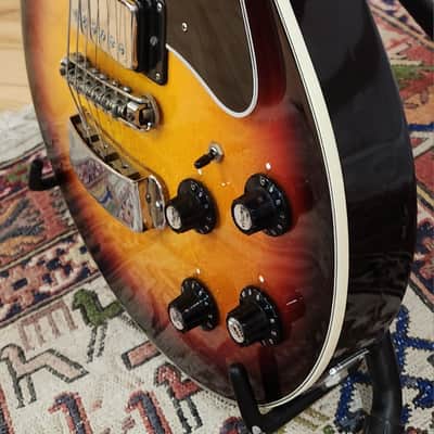 COLLECTORS! 1983 Custom Hagstrom Super Swede Tobacco/Cherry Burst 1983 Sweden image 5