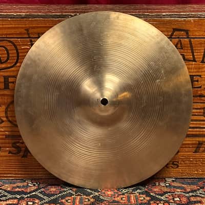 13" Zildjian A 1940s-50s Trans Stamp Crash / Hi-Hat Single Cymbal 442g *Video Demo* image 1