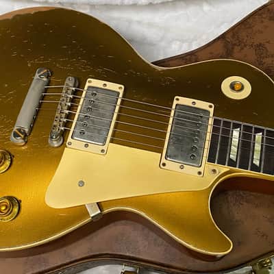 NEW! Gibson Custom Shop '57 Les Paul Gold Top Reissue Ultra Heavy Murphy Lab - Authorized Dealer - 8.8 lbs! - G07284 image 2