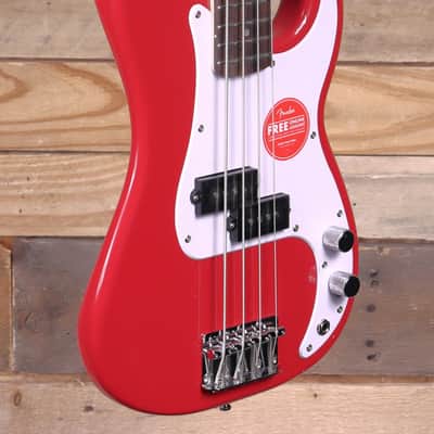 Squier Mini Precision 4-String Bass Dakota  Red image 2