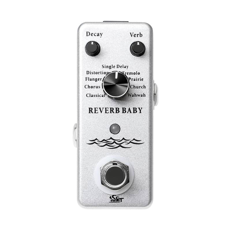 ISET Digital Reverb Guitar Pedal with 9 Modes Guitar Effect Pedal Wide Range Multi Reverb For Electric Guitar And Acoustic Guitar Buffer Bypass image 1