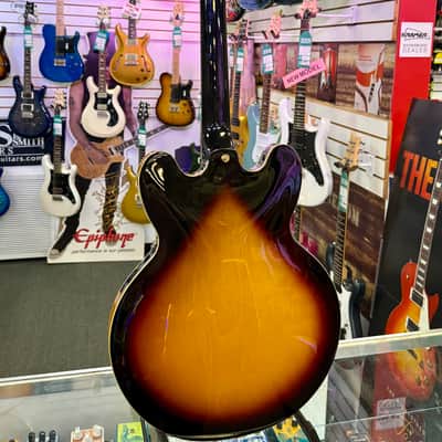 Epiphone Sheraton II Pro Semi Hollow Electric Vintage Suburst with Case - Pre Owned image 10