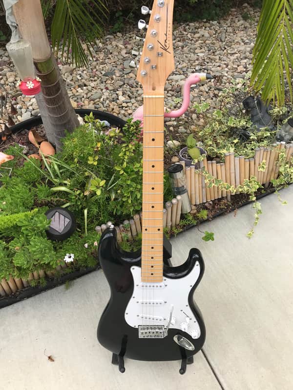 Black Kona Stratocaster Black image 1