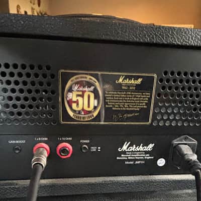 Marshall JMP1H 50th Anniversary 1970s 1-Watt Guitar Amp Head 2012 - 2013 - Black image 3
