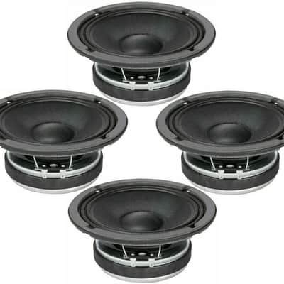 4x Faital Pro 8FE200 8" Midrange / Midbass 260 Watts Car Audio Speaker 8-Ohms 95dB Woofer image 1