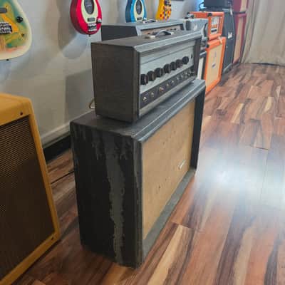 Silvertone 1484 Twin Twelve 60-watt - Modded Tube Amp Head and Speaker Cabinet image 6