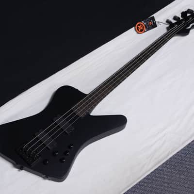 DEAN John Entwistle HYBRID Pro 4-string BASS guitar NEW Black Satin w/HARD CASE image 4