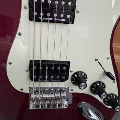 Fender Blacktop Stratocaster HH 2011 - 2014 (+Hard Case and Seymour Duncan Hot Rodded set pickups) image 4