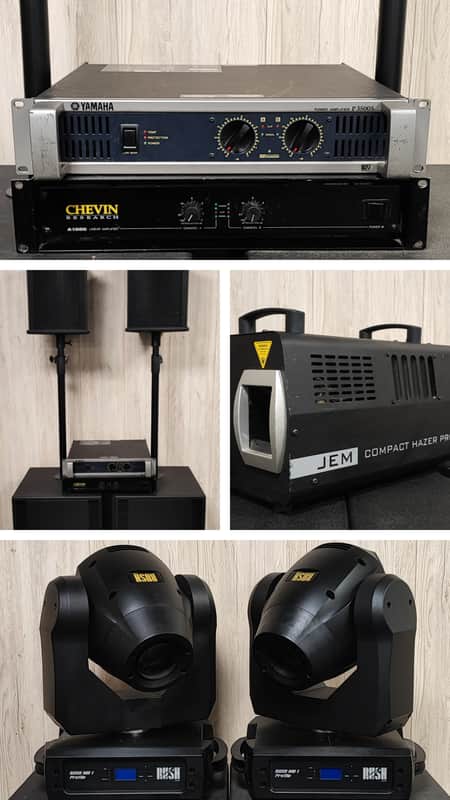 Martin & Mach Professional Audio/Light Bundle | Rush MH1, JEM Hazer, Mach Speakers, Amps | Tour-Ready Options image 1
