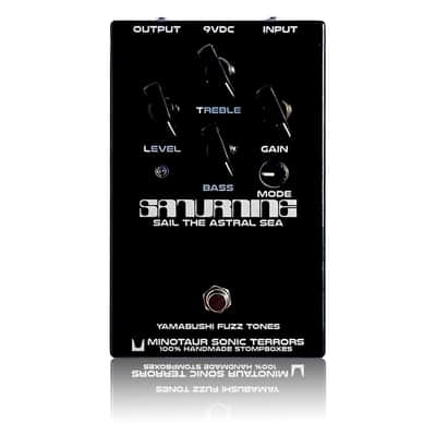 Minotaur Sonic Terrors Saturnine Fuzz (Based on the Boss FZ-2 Hyper Fuzz) 2021 Black / Silver image 1