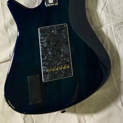 Music Man Albert lee Trans blue roasted Maple Neck Upgrade image 11
