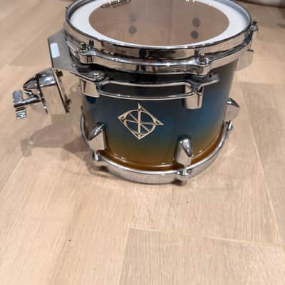 Dixon Artisan Maple Drum Kit Shell Set Blue Lagoon Gloss – North American Maple – 20/10/12/16 image 3