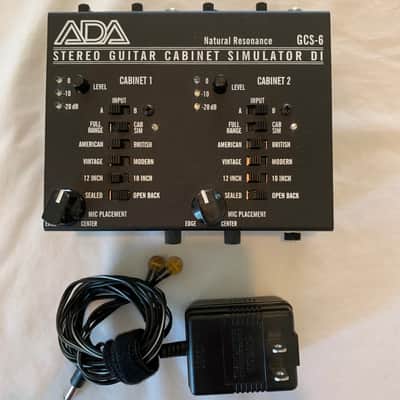 A/DA GCS-6 Stereo Guitar Cabinet Simulator and DI 2010s - Black image 2