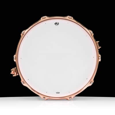 DW Collector's SSC Maple 8x14 Snare Drum - Purple Drift - Copper HW image 6