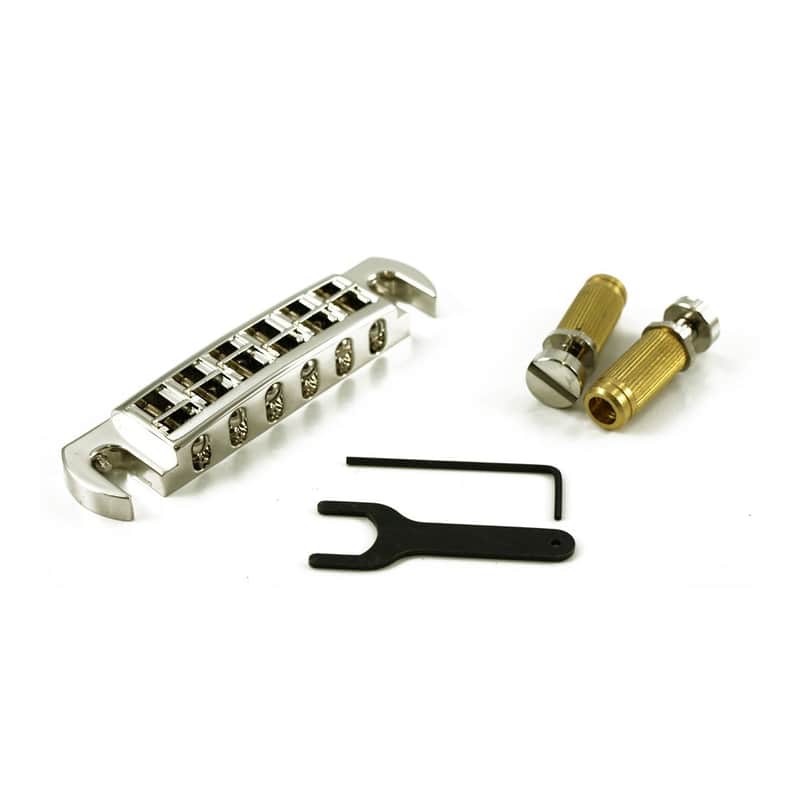 Tailpiece Wraparound W/SCS1 (For Gibson)-Nickel image 1