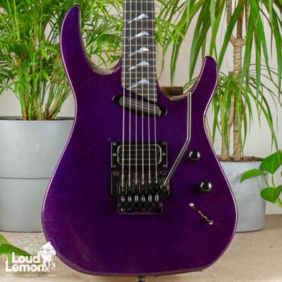 Super Rare! Hamer USA Limited Edition Californian Elite Reverse 1989 Purple Metal Flake w/OHSC image 1