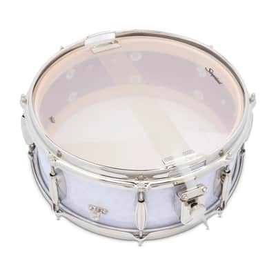 Slingerland Radio King Artist Snare Drum 14x5.5 White Marine Pearl image 5
