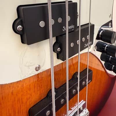 Sadowsky MetroExpress Active 2 way Hybrid P/J Bass with Pau Ferro Fretboard 2023 - Present - Tobacco Burst image 5