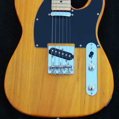 X X-Wide 2" Neck (51mm at the nut) Telecaster Master-built Butterscotch Natural Finish Finish + 12" Radius Maple 22 Fret Neck + SRV Pickups + Treble-Bleed Circuit+ Leveled+ Crowned and Polished Frets! + Grover 406c Locking Tuners+ Full Low-Action Setup! image 2