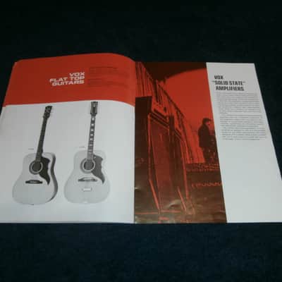 Vintage 1969 Vox Catalog! Voxtron Guitars, Acoustic, Amps, Organ! image 4