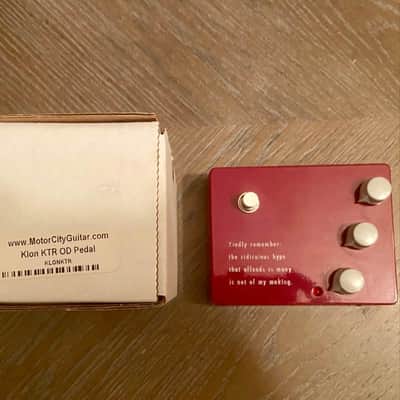 Klon KTR Professional Overdrive | Reverb
