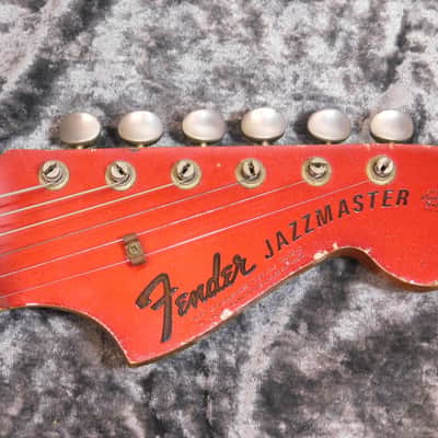 Fender Jazz Master 1965 - Candy Apple Red Matching Head image 8