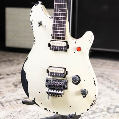 EVH Limited Edition Wolfgang Special Striped Series Electric Guitar - Distressed Ivory image 3
