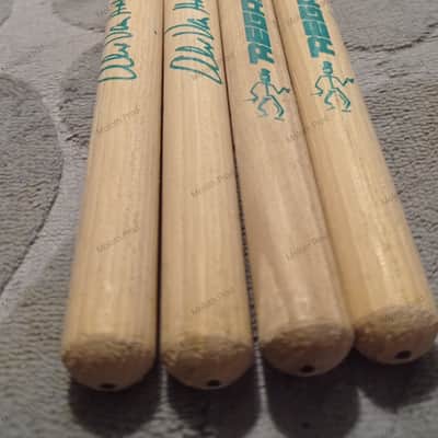 Regal Tip Alex Van Halen signature RARE set 2 pairs 90s - Hickory image 6