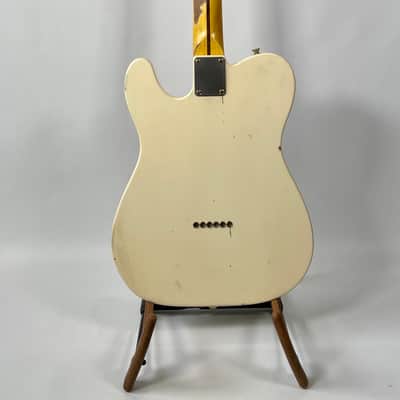 Nash T-2HB Pine Body 2021 Olympic White / Blackguard, Med Soft-V Neck NEW (Authorized Dealer) image 5