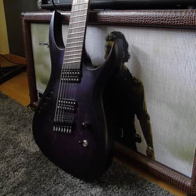 OD Guitars Rhea 7 Multiscale 2016 Gothic Purple image 1