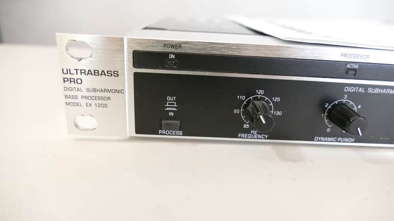 Behringer Ultrabass Pro EX 1200 - Subharmonic Synthesizer w/ | Reverb