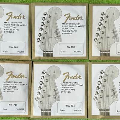 Fender No. 750 Spanish Guitar Bronze-Heavy Set Late 1960's - Bronze image 2