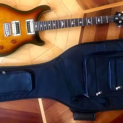 PRS SE Custom 24 Black Gold Burst Zebra 85/15 S Grover PRS 4 spring Trem image 2