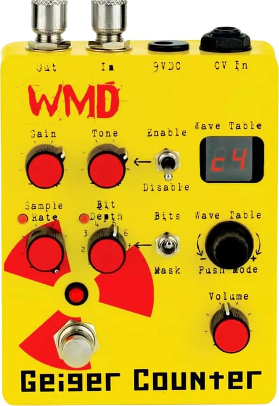 WMD Geiger Counter Digital Destruction Guitar Pedal | Reverb