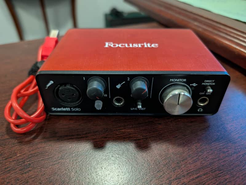 Focusrite Scarlett Solo 2nd Gen USB Audio Interface | Reverb