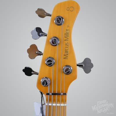 Sire Marcus Miller V6-5 String, Maple Fingerboard, Ocean Turquoise Blue - 7# 3oz image 7