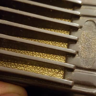 Turner Rare 162 Crystal harp mic lo-fi Hi-Z vintage 1950s - brown and gold image 11