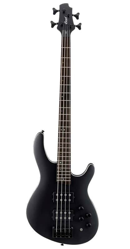 Cort C4H-BKS Satin Black 4 String Electric Bass Guitar | Reverb