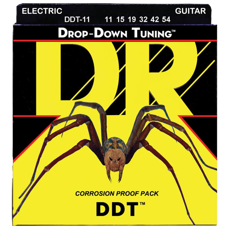 DR Strings DDT-11 Drop-Down Tuning Electric Extra Heavy 11-54 image 1
