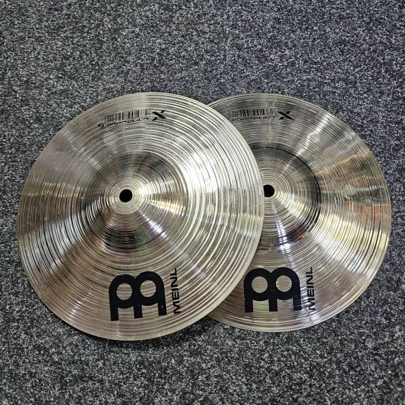 Hi-Hat Cymbals 10" Meinl Generation X Alien Marco USED! RKGEN010826 image 1