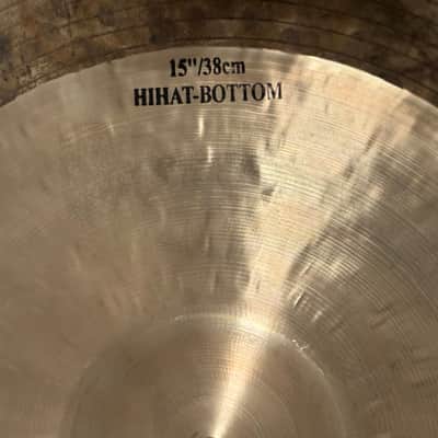 Turkish Cymbals 15” Waveform Hi hats - Traditional Raw Edge image 6
