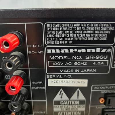Marantz SR-96 1997-2000 - Black image 10