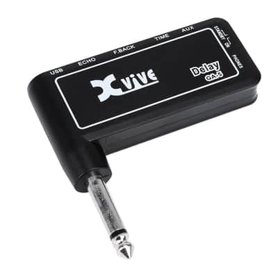 Xvive GA5 Rechargeable Electric Guitar Plug Headphone Amplifier Built-in Delay Effect,price include the import duty for US buyer image 3