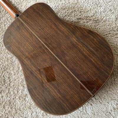 Red 41 Inch Acoustic Guitar, Spruce Mahogany Body, Rosewood Fingerboard Neck image 4