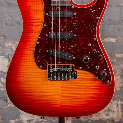 Tom Anderson Guitarworks Drop Top Classic 2026 - Cherry Burst w/Binding image 2