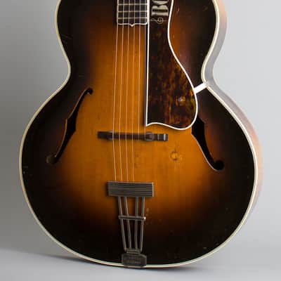 D'Angelico Style A Arch Top Acoustic Guitar (1938), ser. #1368, original black hard shell case. image 3